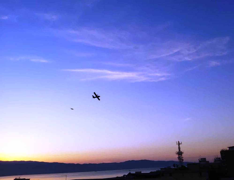 Canadair a reggio calabria