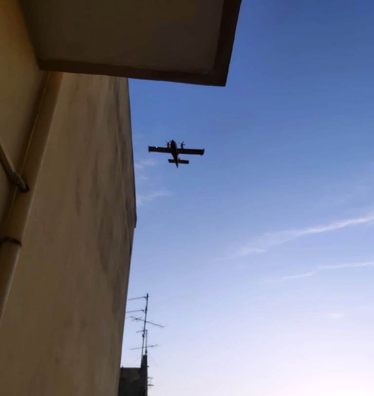 Canadair a reggio calabria