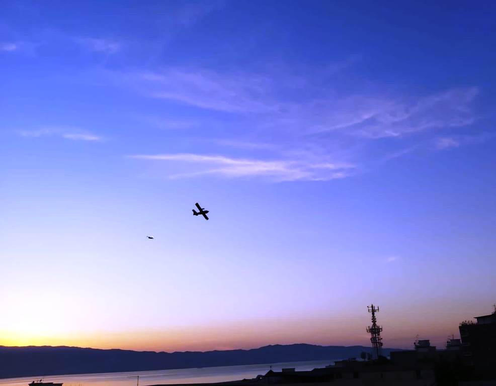 Canadair a reggio calabria