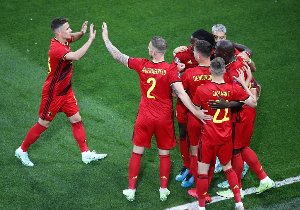 Esultanza Belgio