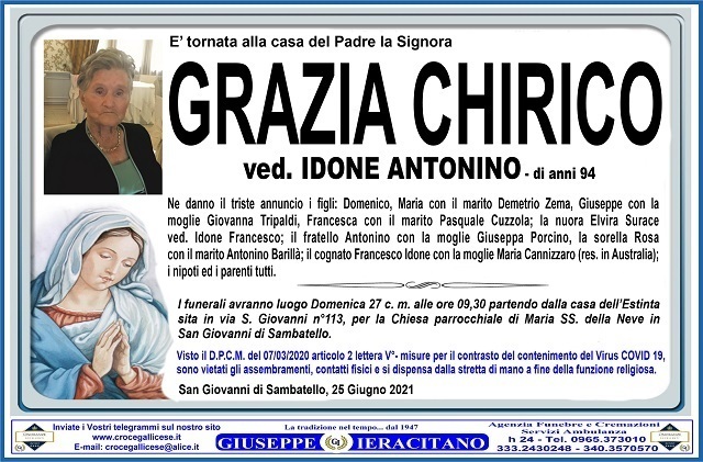 GRAZIA CHIRICO