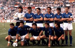 La Nazionale italiana nel 1988