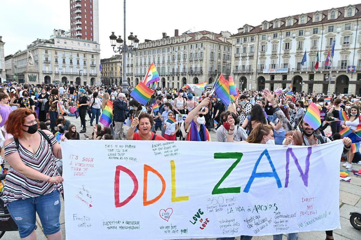 Manifestazione ddl zan