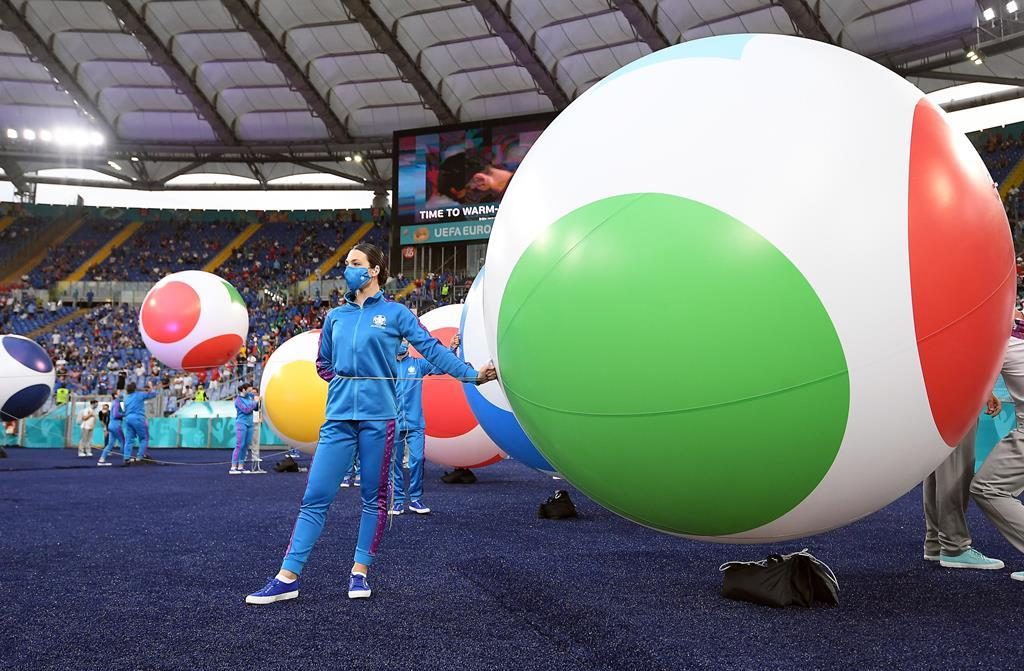 cerimonia apertura euro 2021 turchia-italia