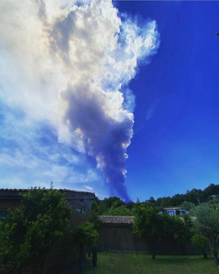 eruzione etna 16 giugno