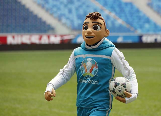 mascotte euro 2021 Skillzy