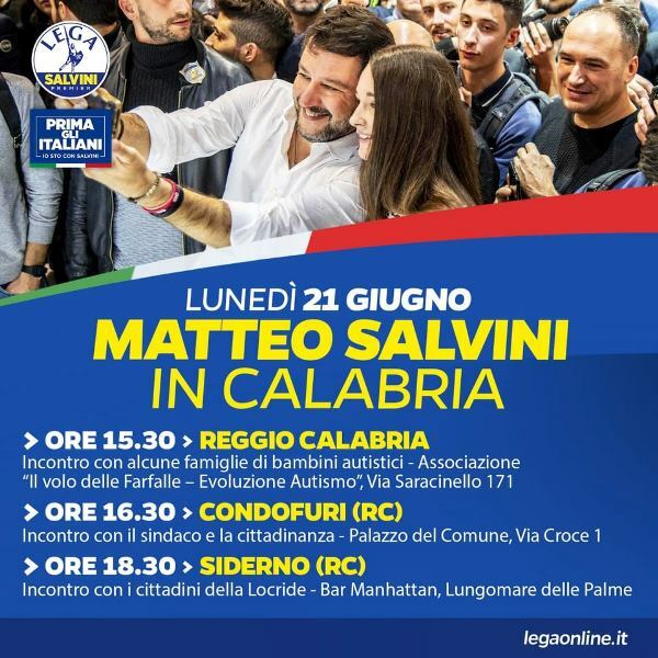 matteo salvini programma reggio calabria