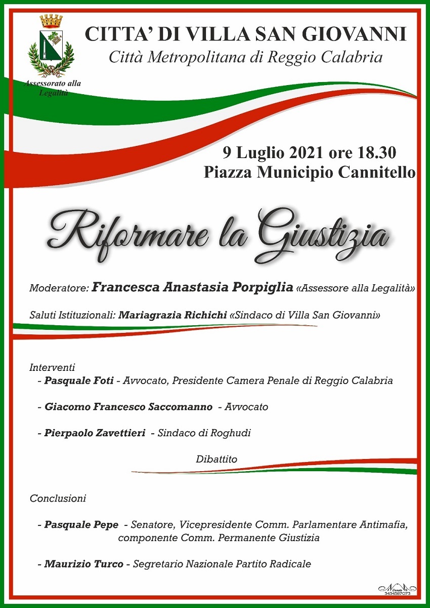 Convegno giustizia villa