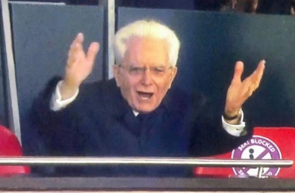 Esultanza Mattarella