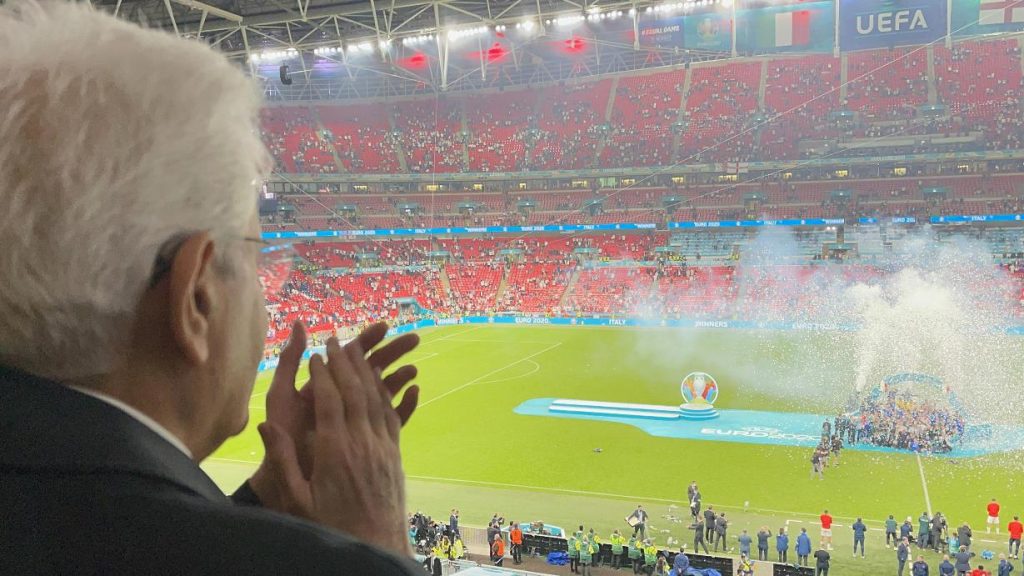 Esultanza Mattarella