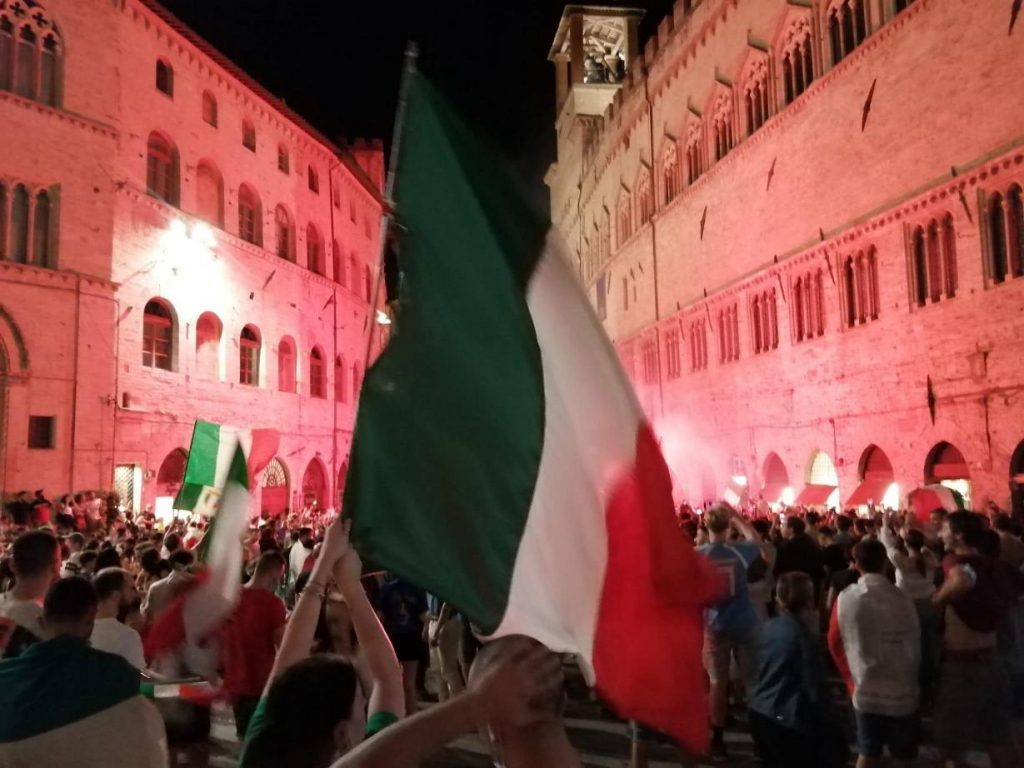 Festa italiani per la vittoria dellEuropeo