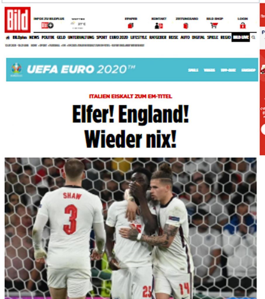 Giornali esteri per l'Italia campione (2)