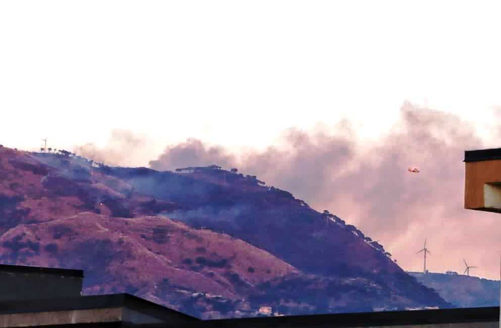 Incendio reggio calabria