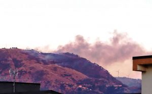 Incendio reggio calabria