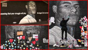 Murale Rashford ripulito