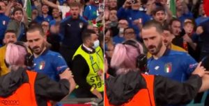 bonucci confuso steward italia spagna