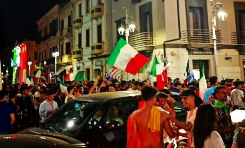 catanzaro festeggiamenti italia