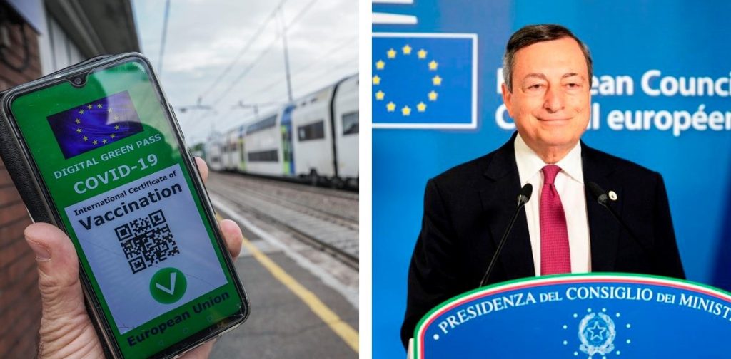 draghi e green pass