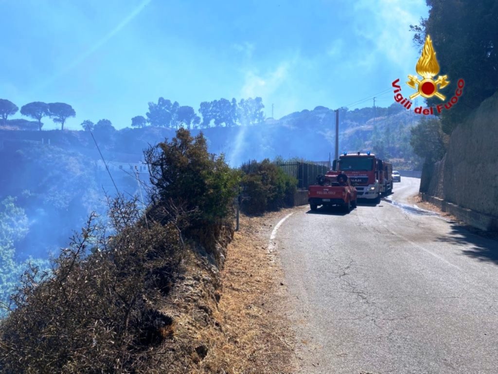 incendio messina