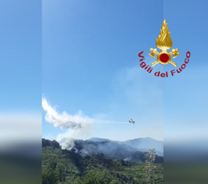 incendio messina