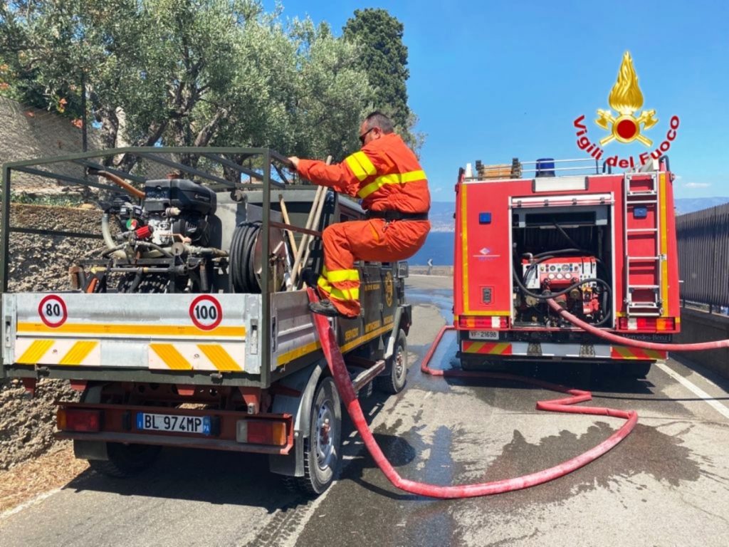incendio messina