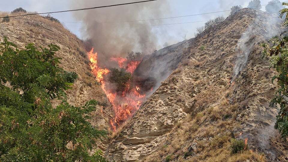 incendio oliveto 30 luglio