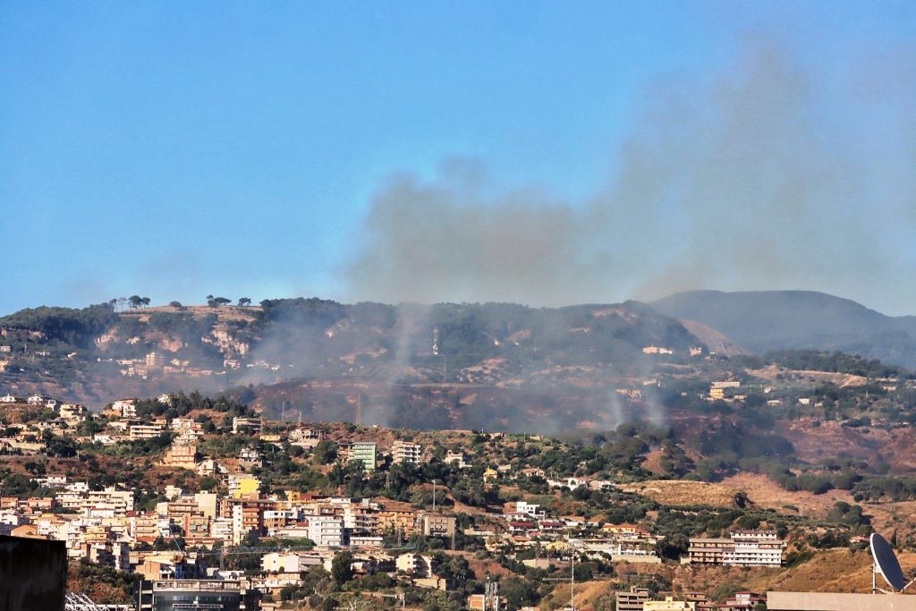 incendio reggio calabria