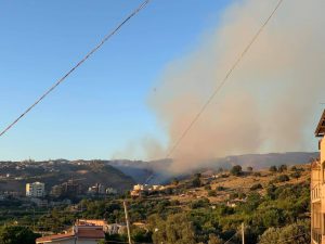 incendio reggio calabria