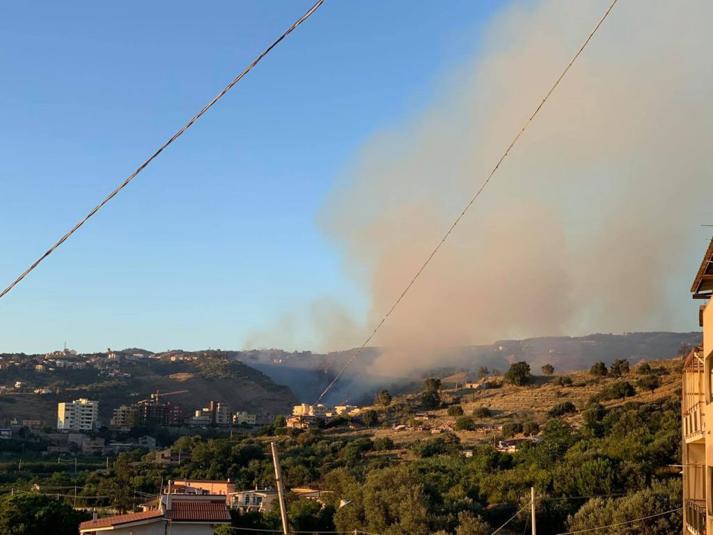 incendio reggio calabria