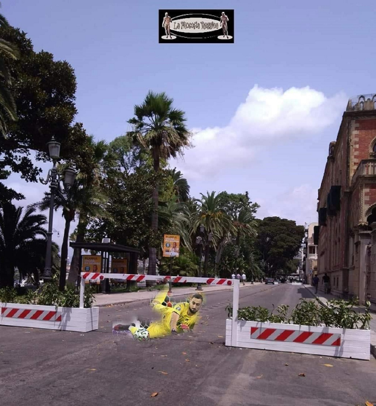 meme donnarumma isola pedonale
