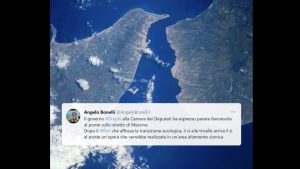 verdi contro il ponte sullo stretto