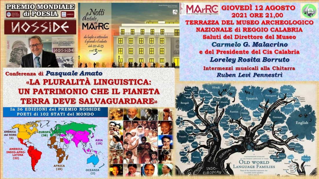 Reggio Calabria, al Museo Archeologico la conferenza dello storico Pasquale Amato sul tema del pluralismo linguistico: i dettagli - Vimarsana News