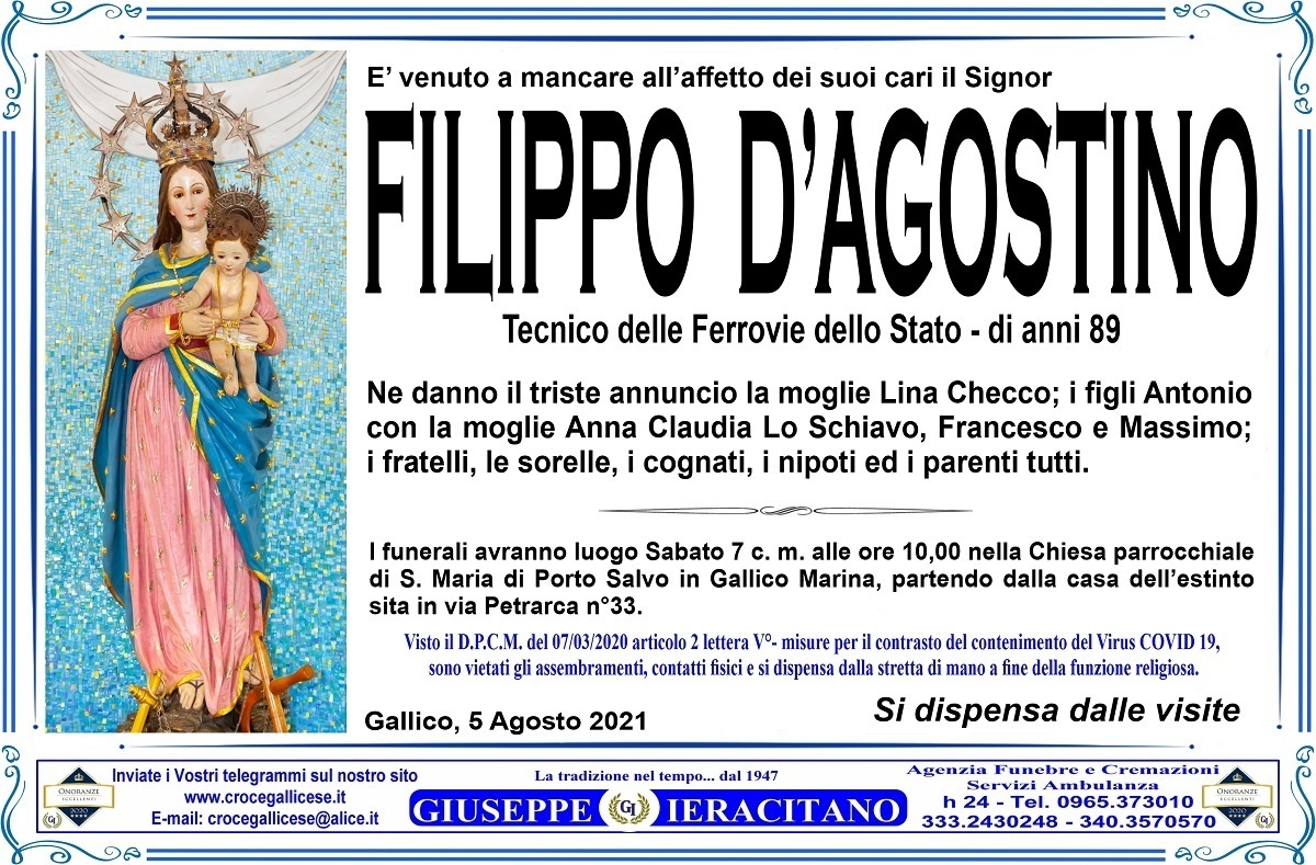 D'AGOSTINO FILIPPO