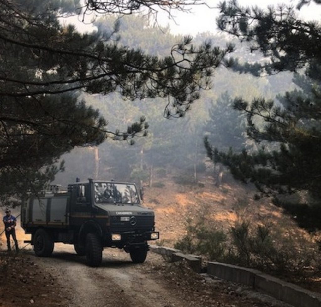 Incendio san luca 8 agosto