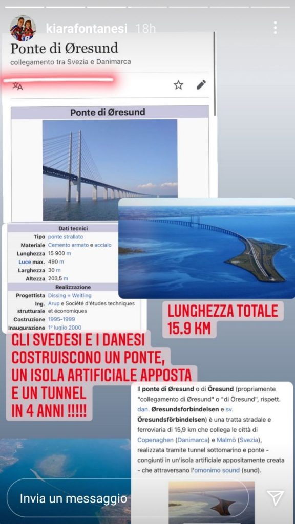 Kiara Fontanesi Ponte sullo Stretto di Messina