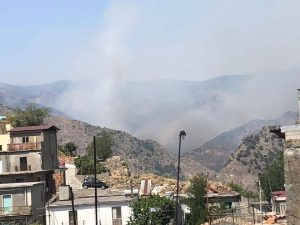 incendio area grecanica