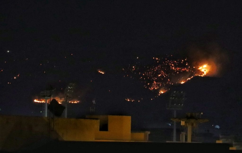 incendio reggio calabria