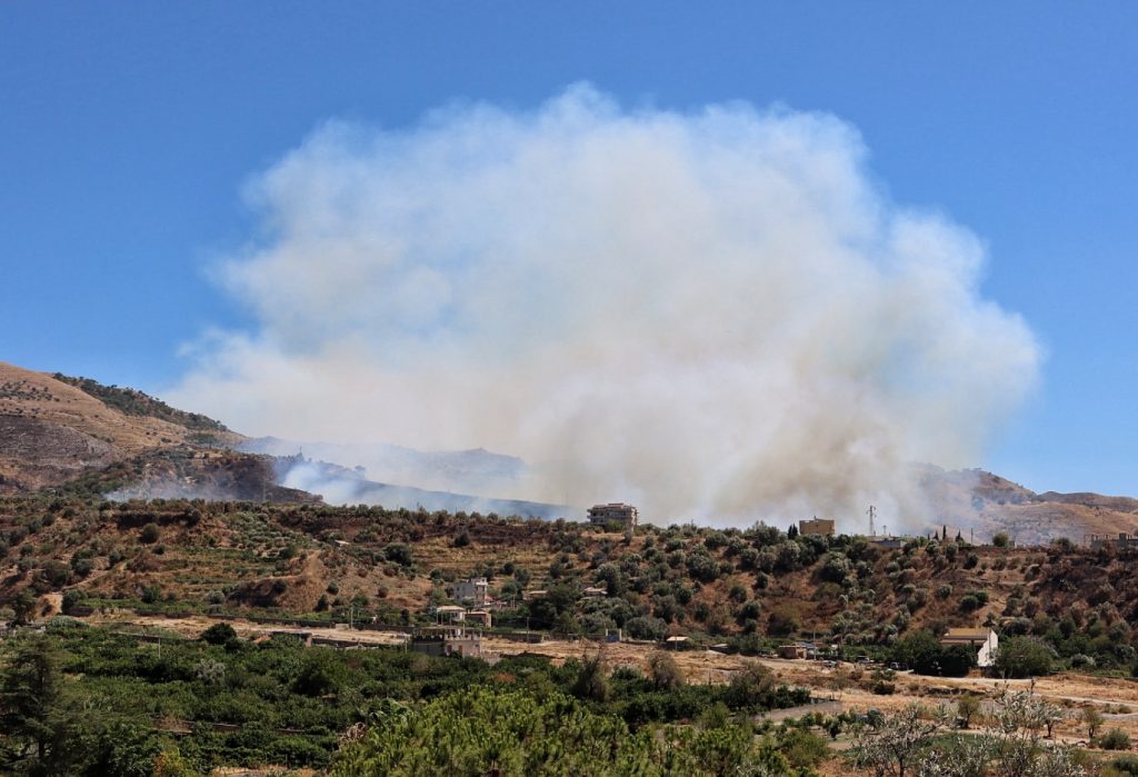 incendio trapezi reggio calabria