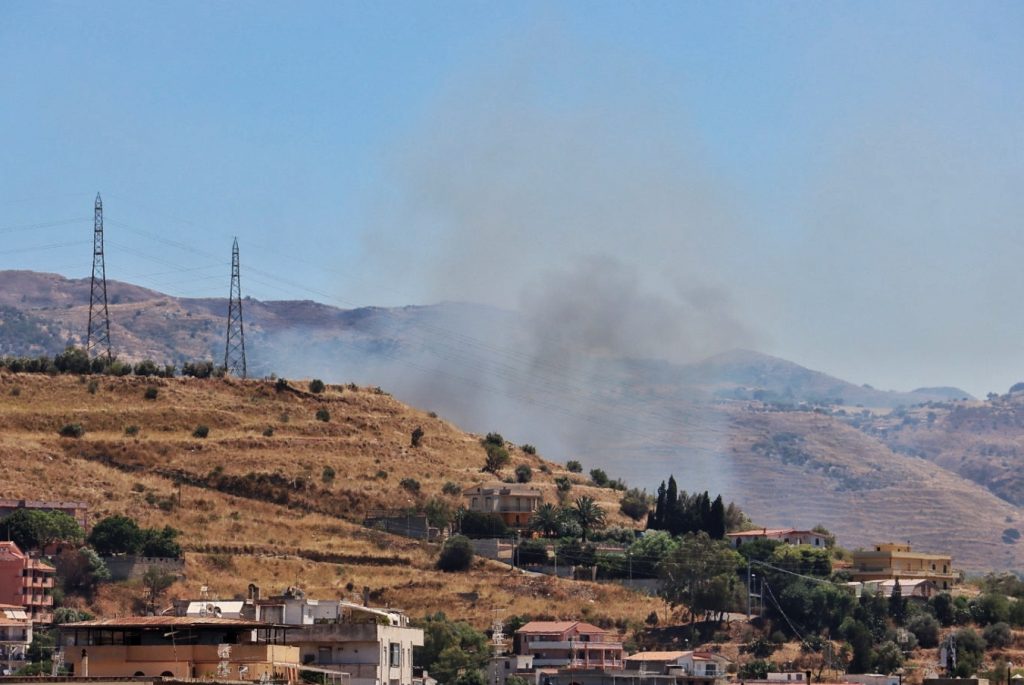 incendio trapezi reggio calabria