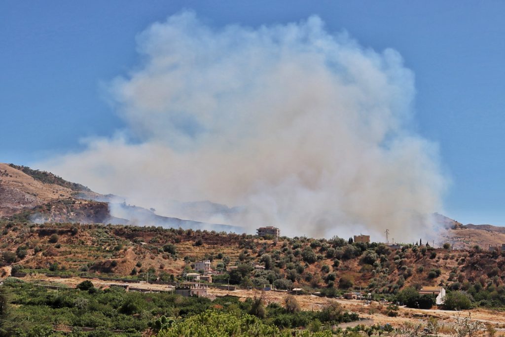 incendio trapezi reggio calabria