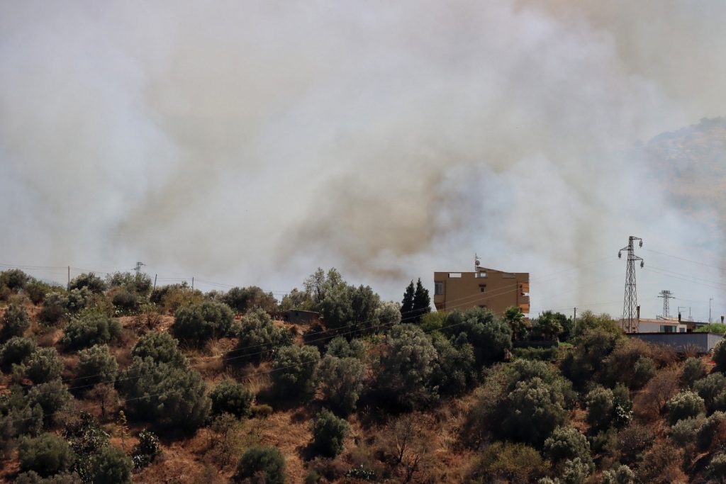 incendio trapezi reggio calabria
