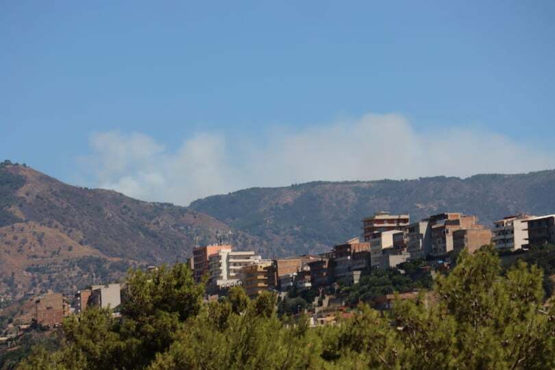 incendio valle grecanica