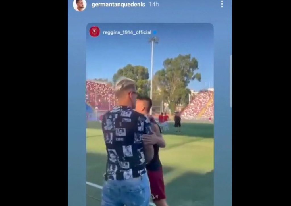 la carica di denis prima di reggina monza