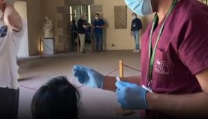 tamponi al museo in sicilia