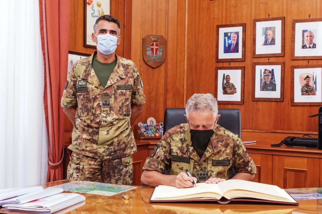 Il Capo di Stato Maggiore dell’Esercito in Sicilia