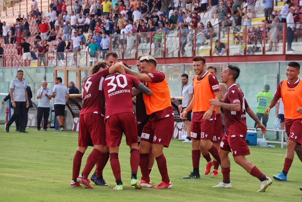 reggina-spal esultanza gol montalto 2