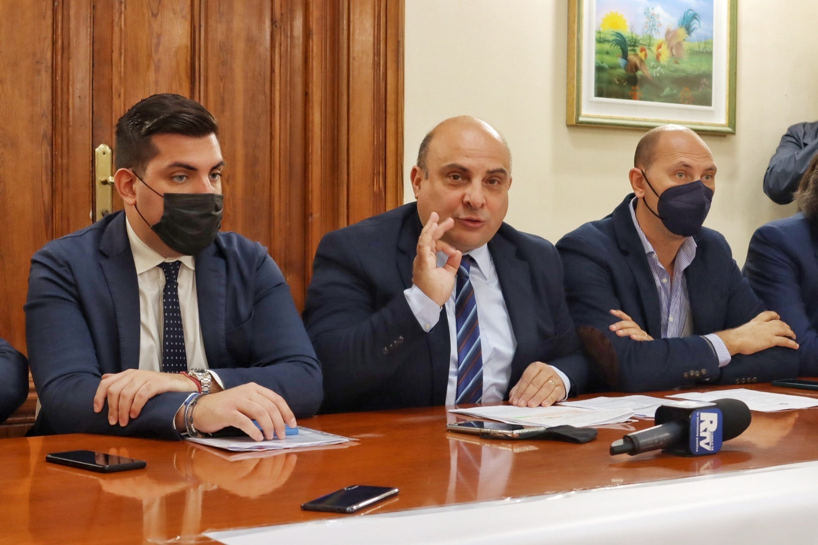 Conferenza centrodestra Reggio Calabria sui rifiuti