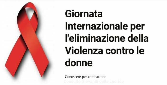 Giornata Internazionale per l'eliminazione della violenza sulle donne