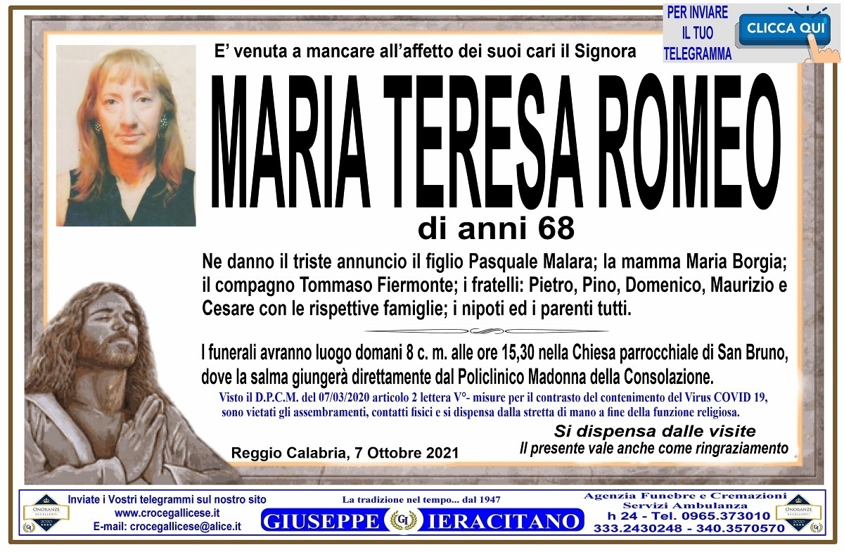 MARIA TERESA ROMEO