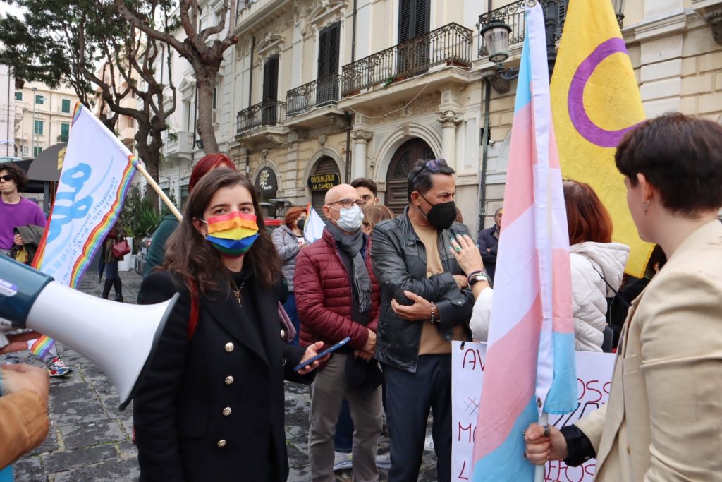 Manifestazione DDl zan piazza camagna